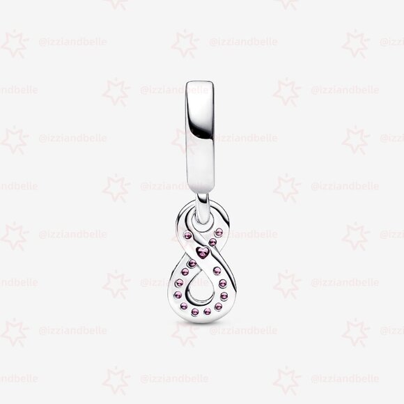 Pandora Sparkling Infinity Dangle Charm - Picture 2 of 5